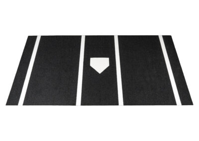 Black Baseball Turf Mat