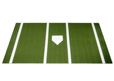 Green Baseball Hitting Mat